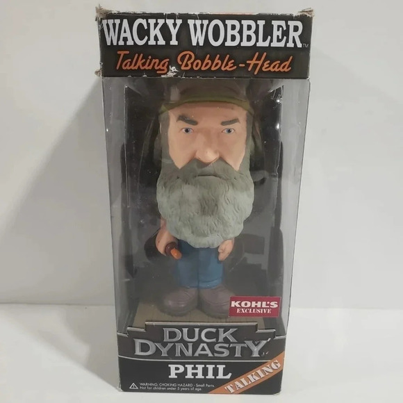 Duck Dynasty Wacky Wobbler Talking Bobble Head (Phil). - Picture 1 of 4